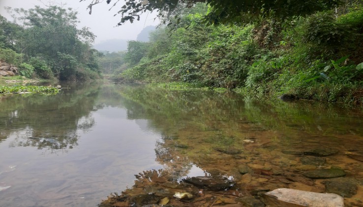 BÁN ĐẤT LƯƠNG SƠN lô Góc 1000M BÁM SUỐI NẰM GIỮA TRUNG TÂM HOMSTAY   giá chỉ 2,xtr/m(x nhỏ xíu)