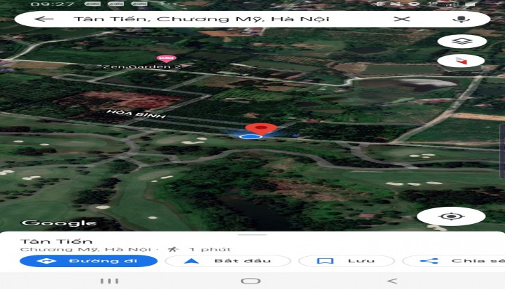 Liên Sơn Lương Sơn. Diện tích 3ha. Cạnh sân golf Sky. Cách đường HCM 3km.