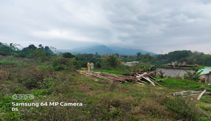 Bán đất Ba Trại Ba Vì 5000m,view cánh đồng thoáng,view núi Ba Vì, bê tông