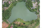 Đất bám toàn bộ hồ và gần đường quốc lộ tại Thanh Hà - Hòa Bình