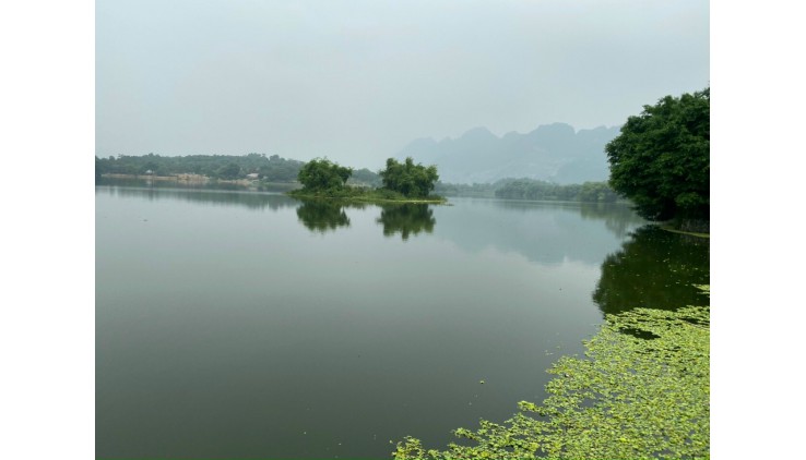 Bán mảnh bám hồ đẹp như bứac tranh sơn thủy hữu tình, S 1000m.100ont tại Lương Sơn - Hoà Bình.