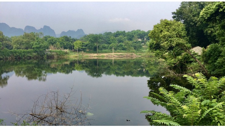 Đất bám hồ Đồng Sương 2500m.800ont tại Lương Sơn - Hoà Bình