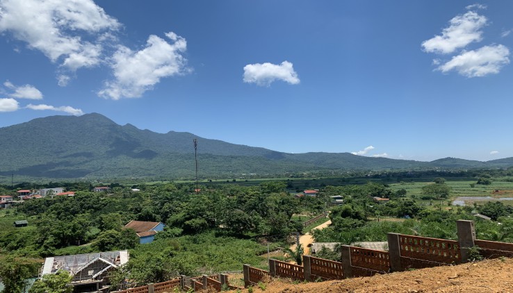 BÁN ĐẤT YÊN BÀI BA VÌ 7490M CÓ 900M ONT VIEW CAO THOÁNG TOÀN THÀNH PHỐ BÊN DƯỚI