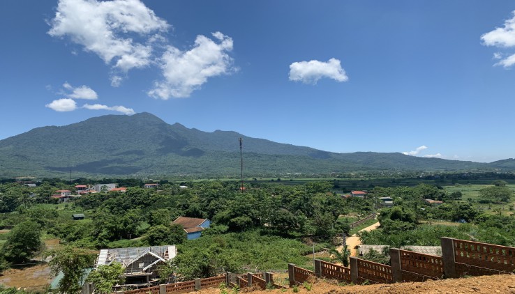 BÁN ĐẤT YÊN BÀI BA VÌ 7490M CÓ 900M ONT VIEW CAO THOÁNG TOÀN THÀNH PHỐ BÊN DƯỚI