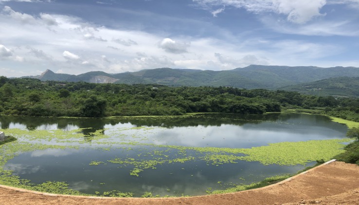 Bán 7000m bám hồ đập đom Cư Yên Lương Sơn.