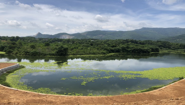 Bán 7000m bám hồ đập đom Cư Yên Lương Sơn.