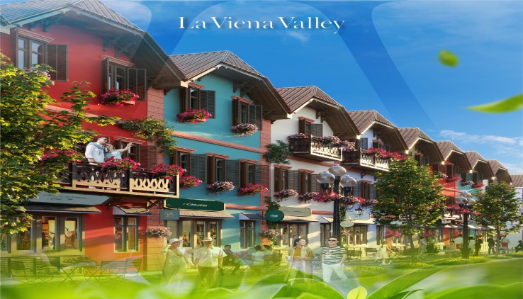 BÁN ĐẤT DỰ ÁN LA VIENA VALLEY ĐÀ BẮC NẰM GIỮA TRUNG TÂM THỊ TRẤN GIÁ HỮU NGHỊ