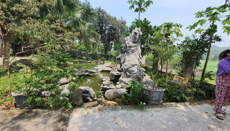 Cần bán khuôn viên nghỉ dưỡng tại Vân Hòa, Ba Vì Diện tích 1100m2.