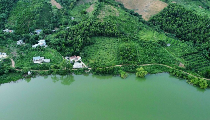 Bán 7400m2 400m thổ cư view toàn bộ hồ tại Lương Sơn Hòa Bình giá cực hấp dẫn