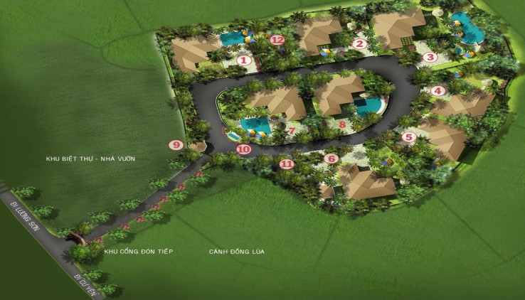 BÁN NHANH 1009M2 CẠNH DỰ ÁN Green Oasis Villas.