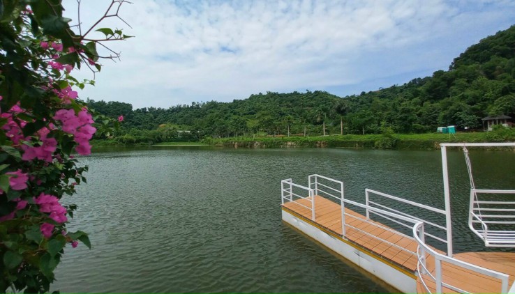 Bán khuôn viên sẵn view hồ 734m.150ont tại Tân Vinh - Lương Sơn- Hòa Bình