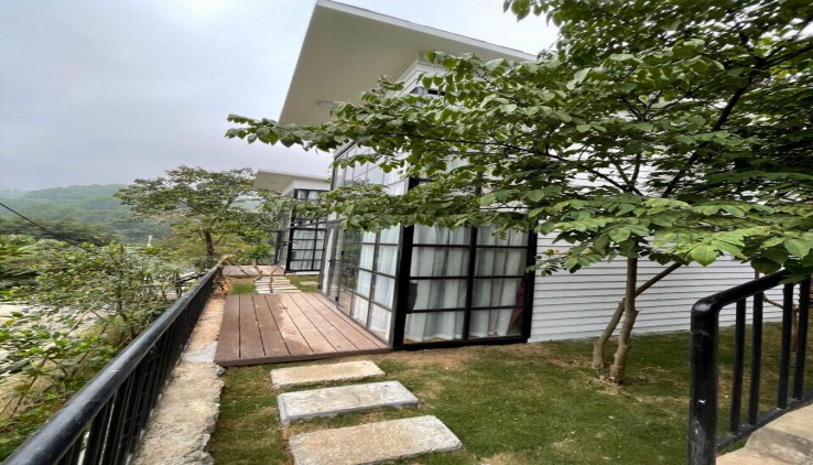 Bán 402m.100ont khuôn viên nghỉ dưỡng thiết kế hiện đại sẵn tại Tân Vinh- Luong Sơn -Hòa Bình