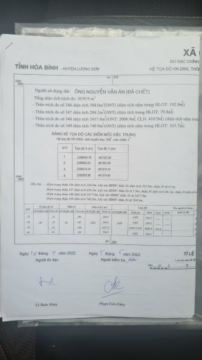 Chính chủ bán nhanh siêu phẩm 705m full thổ cư xóm Châu Dể, xã Cao Dương, LS