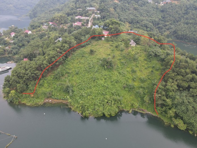 Bán đất nghỉ dưỡng bám hồ view số 1tại lòng hồ Hòa Bình.