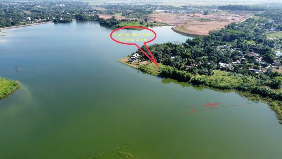 Bán đất mặt hồ Đồng Chanh diện tích 1160m2 tại Lương Sơn Hòa Bình