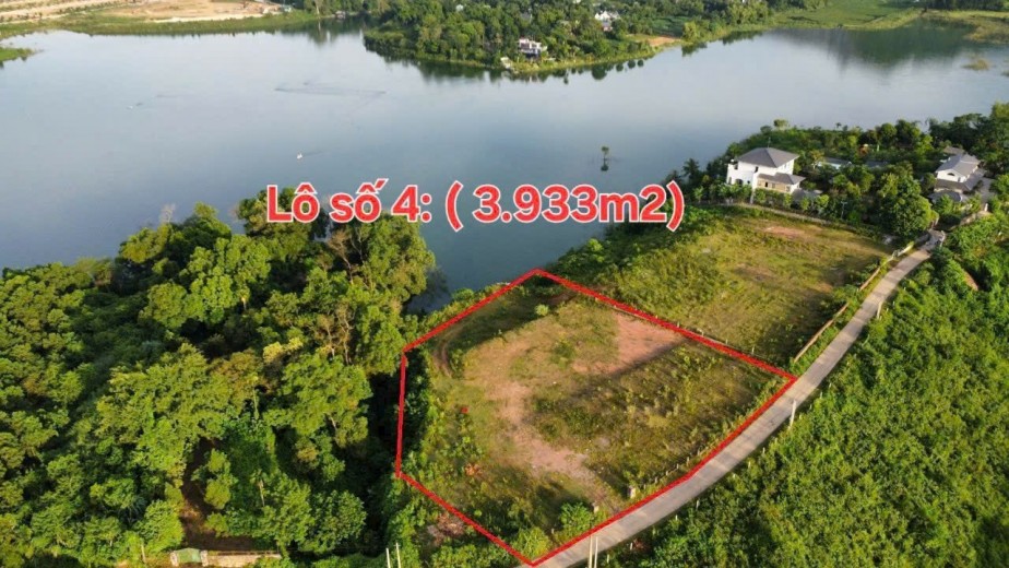 Bán 3900m2 trung tâm mặt hồ Đồng Chanh, Lương Sơn Hòa Bình